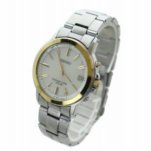 SEIKO RADIO WAVE CONTROL スピリット 腕時計 ウォッチ 電波 ソーラー デイト シルバー色