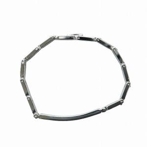 GIVENCHY ブレスレット アクセサリー バングル プレート 刻印 ロゴ シルバー色 GY18 /MQ