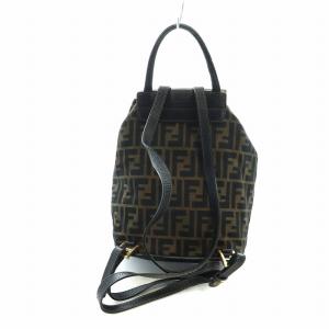FENDI リュックサック ズッカ柄 ブラウン