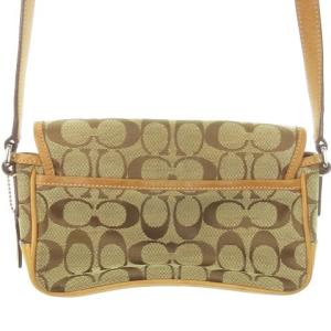 COACH ショルダーバッグ ミニ キャンバス レザー シグネチャー 茶 ブラウン 6844 /AH3 GY18