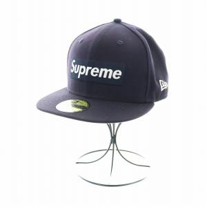 Supreme×New Era 23AWWorldwide Box Logo New Era Hat刺繍