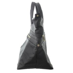 Samsonite ボストンバッグ ナイロン ダイアルロック付き ロゴ 市松模様 総柄 黒 ブラック /MN10 GY18