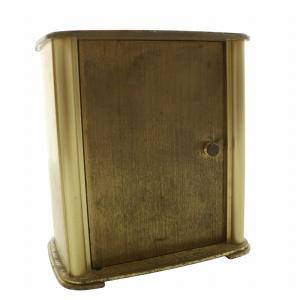 TIFFANY&Co. ポートフォリオ PORTFOLIO 置き時計 テーブルクロック クオーツ アナログ 2針 白文字盤 ゴールドカラー