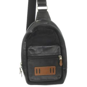 【美品】COACH レザーボディバッグ　ロゴチャーム　ショルダー　黒 メンズ 斜め掛け&ボディバッグ | COACH コーチ公式アウトレット