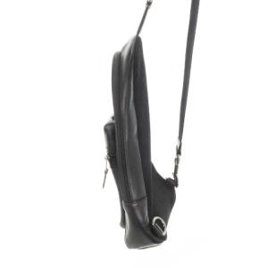 【極美品】コーチ ボディバッグ ベルトバッグ ワンショルダー レザー 黒 ロゴ COACH コーチ ショルダーバッグ LEAGUE BLT BG C2291 メンズ