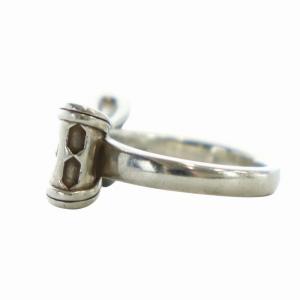 JUSTIN DAVIS プロミス Promise 指輪 アクセサリー リング リボンモチーフ ラインストーン ロゴ Silver925