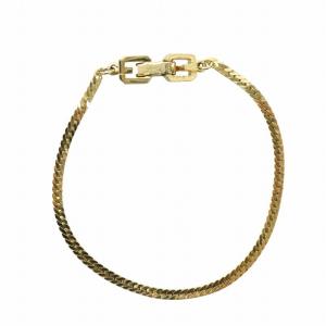 GIVENCHY ブレスレット アクセサリー 喜平チェーン 刻印 ロゴ ゴールド色 GY11 /MQ