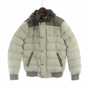VIANI-OS ダウン ブルゾン ブーダンキルティング ジップアップ