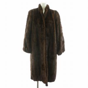 金サガ 金SAGA ファーコート 毛皮コート ミンク ロング ティペット付き 大きいサイズ 13 XL