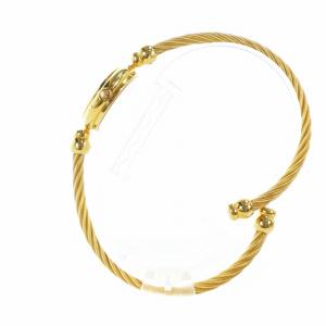 GUCCI 腕時計 バングルウォッチ クォーツ インターロッキング ロゴ シェル文字盤 ゴールド色 2700L