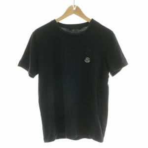 MAGLIA Tシャツ カットソー 半袖 ワッペンロゴ M 黒 ブラック G20928C00005 GY18