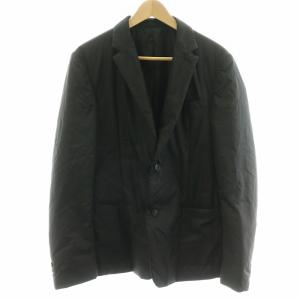 テーラードジャケット ナイロン 中綿 サイドベンツ 48 L 黒 ブラック SD010M GY18 /MW