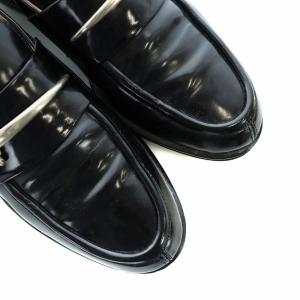 GUCCI ローファー モカシン カーフレザー ビット 6 23cm 黒 ブラック 100 0403 GY18 /MQ