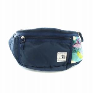 吉田カバン ポーター PORTER グラフィック ウエスト バッグ ボディバッグ ポーチ ナイロン 紺
