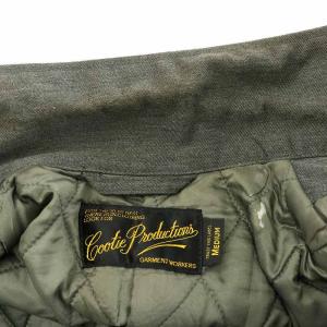 COOTIE ワークジャケット 刺繍 チェーンステッチ ボールチェーン M グレー GY11 /MW