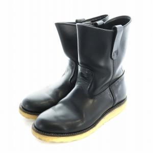 RED WING PECOS BOOTS US7.5 ブラック 8169