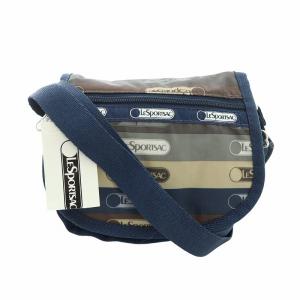 ショルダーバッグ タグ付き 斜め掛け ボーダー柄 総柄 ナイロン ロゴ マルチカラー GY18 /MQ