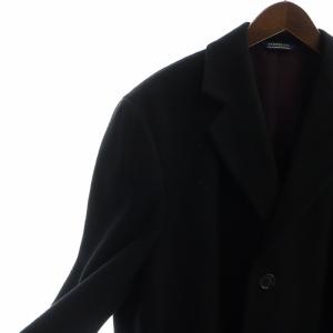 Brooks Brothers 346 チェスター コート ロング ウール カシミヤ混 総裏地 黒 ブラック GY18 /MQ