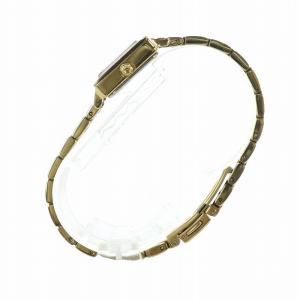 agete 腕時計 ウォッチ クォーツ ローマン 石付き スクエア ゴールド色 GY18 /MQ