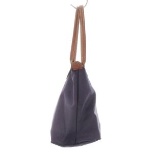 Longchamp ルプリアージュ トートバッグ ナイロン レザー ロゴ 紺 ネイビー /MN13 GY18