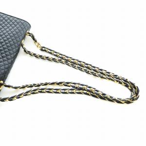 BALLY ショルダーバッグ 斜め掛け レザー ロゴ キルティング ゴールド金具 黒 ブラック GY18 /MQ