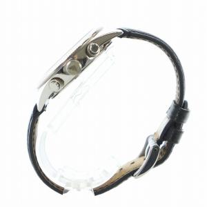 EMPORIO ARMANI 腕時計 ウォッチ クォーツ クロノグラフ カレンダー付き ラウンド シルバー色 黒 ブラック AR-5896
