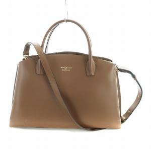 ベラール トートバッグ ショルダー 2WAY レザー ロゴ 茶 ブラウン GY18 /MQ