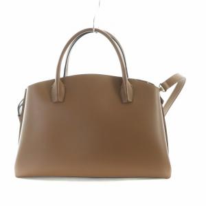 IACUCCI ベラール トートバッグ ショルダー 2WAY レザー ロゴ 茶 ブラウン GY18 /MQ