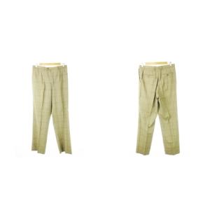 VALENTINO GARAVANI UOMO ダブルスーツ セットアップ テーラードジャケット スラックス ストレート ウール シャドーチェック