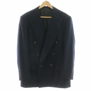 Ermenegildo Zegna セットアップ ダブル スーツ ネイビー