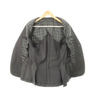 BURBERRY BLACK LABEL テーラードジャケット シングル 背抜き サイドベンツ M グレー /AH8 GY11