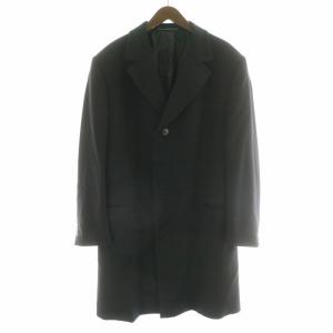 ヴィンテージ チェスターコート カシミア100% 50 ブラック