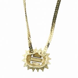 GIVENCHY ネックレス アクセサリー ペンダント ラインストーン 4Gロゴ 刻印 ゴールド色 GY18 /MQ