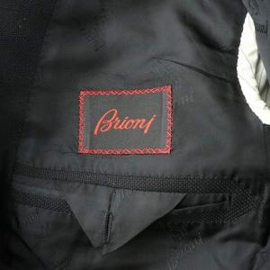 BRIONI PALATINO テーラードジャケット ブレザー 鹿の子 3B 総裏地 サイドベンツ ウール キャメル混