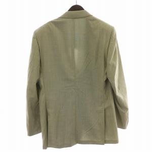 BRIONI PALATINO テーラードジャケット ブレザー 3B 背抜き サイドベンツ ウール 50 L ベージュ
