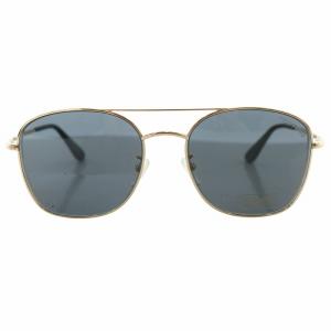 サングラス メガネ ウェリントン スモークレンズ 金属フレーム メタル ケース付き 5819 145 ゴールドカラー