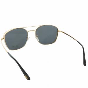 TOM FORD サングラス メガネ ウェリントン スモークレンズ 金属フレーム メタル ケース付き 5819 145 ゴールドカラー