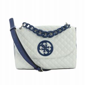 G-LUX CROSSBODY FLAP ハンドバッグ ショルダー 2WAY レザー キルティング ロゴ