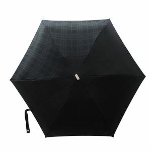 雨傘 折り畳み傘 雨具 チェック柄 ロゴ 黒 ブラック GY18 /MQ