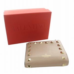 ロックスタッズ 2つ折り財布 レザー 牛革 ピンク XW2P0W06VSH /MW GY11