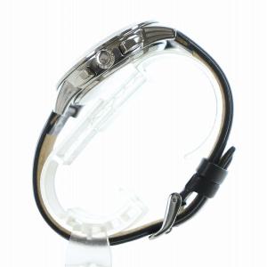 Orobianco 腕時計 ウォッチ クォーツ カレンダー付き クロノグラフ 白文字盤 シルバー色 黒 ブラック OR-0014