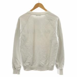 BALMAIN スウェット トレーナー ロゴ 長袖 S 白 ホワイト JQ005BB23 /AN13 GY18 MT