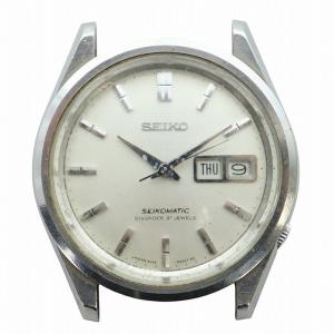 美品 セイコー 5 7S26-0500 デイデイト裏スケ 自動巻腕時計 OH 5 腕時計 自動巻き デイデイト 裏スケルトン ゴールド 7S26-0500