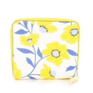 kate spade new york モーガン サンシャイン フローラル プリント スモール コンパクト ウォレット 二つ折り財布 小銭入れあり