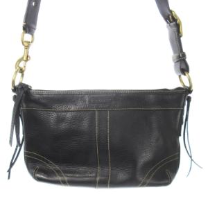 ショルダーバッグ レザー 革 ロゴ レースアップ 黒 ブラック 10559 /CK13 GY18