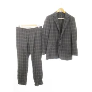 × REDA社 シングルスーツ セットアップ 2点セット テーラードジャケット 総裏地 スラックス ウール