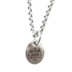 SAAD ネックレス アクセサリー ペンダント ロゴ ラインストーン Silver925 シルバー色 GY18 /MQ