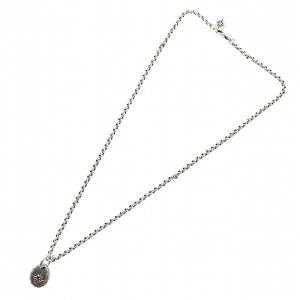 SAAD ネックレス アクセサリー ペンダント ロゴ ラインストーン Silver925 シルバー色 GY18 /MQ