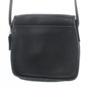 COACH オールドコーチ ショルダーバッグ レザー 本革 フラップ 黒 ブラック 210 /CK13 GY18