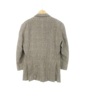 Polo by Ralph Lauren テーラードジャケット ツイード 総裏地 3ボタン ダブルベンツ ウール チェック AB6 グレー /MN12